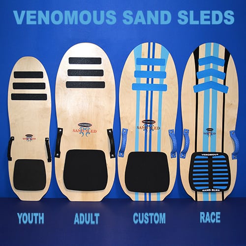 Adult Sand Sled by Venomous brand sandboards, USA made!